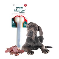 3 x Extra Large Jerky Flavour Marrow Chew Bone Dog's Toy