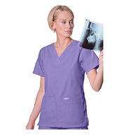 Women's 8219 4-Pocket V-Neck Scrub Top Shirt