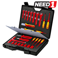 Standard Tool Case: 26 Parts with Insulated Tools