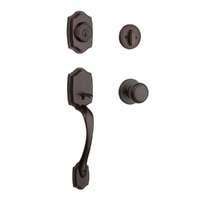 Belleview SmartKey Single Cylinder Handleset with Cove Knob