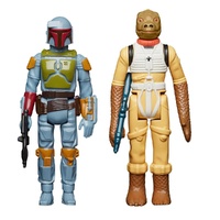 2pk Retro Collection Special Bounty Hunters Boba Fett & Bossk, 3.75"