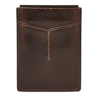 Men's Neel Leather Magnetic Card Case Wallet