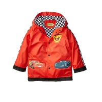 Unisex Kid's Lightning McQueen Hooded Rain Jacket