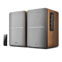 2.0 Wireless Wood Grain Book Shelf Bluetooth Speakers