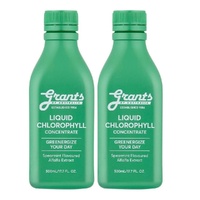 2 x 500ml Spearmint Flavoured Chlorophyll Liquid