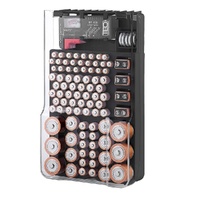 The Battery Storage Case with Hinged Clear Cover