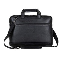 ProTec Faux Pebbled Leather Slim Business Briefcase