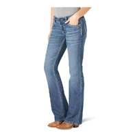 Women's Retro Sadie Low Rise Stretch Boot Cut Jeans