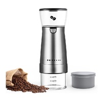 Electric Adjustable Stainless Steel Rechargeable Coffee Bean Grinder Machine
