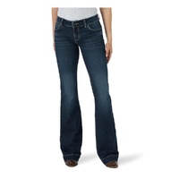 Women's Retro Mae Mid Rise Wide Leg Trouser Jeans