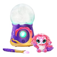 Magical Misting Crystal Ball with Interactive 20.3cm Pink Plush Toy