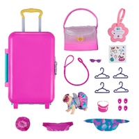 Collectible Micro Suitcase, Puppy with Carrier & 12 Working Toy Accessories