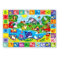 Large ABC Non-slip Plush Floormat for Toddlers & Infants