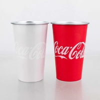 2 x 470ml Colour Changing Temperature Sensitive Aluminium Cup