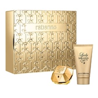 2pk x Women's Lady Million Eau de Parfum Gift Set: 50ml EDP & 75ml Lotion