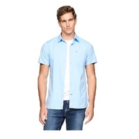 Men's WCC Poplin Slim Fitting Short Sleeves Shirt
