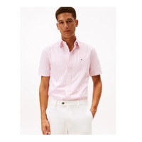 Men's Regular Fit Stretch Stripe Oxford Shirt