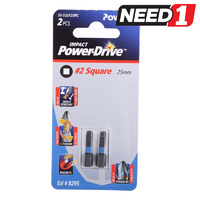 Impact Screwdriver Bits - Square 