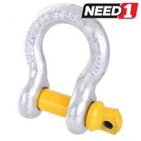 Bow Shackle - Yellow Pin 4WD Recovery