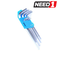 9pc Hex Wrench Set - Mid Length