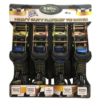 4 Pack Ratchet Tie Down Straps