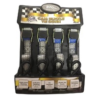 4 Pack Cam Buckle Tie Down Straps