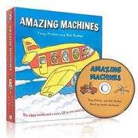 AMAZING MACHINES Illustrated Picture Books | 10 Books Set & 20-Track Story CD