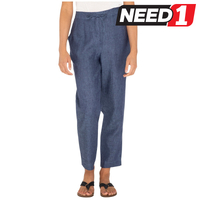 Women's Linen Loose Elasticated Waist Pants
