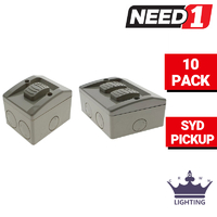 Weatherproof 1 2 3 Gang Light Switch