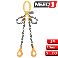 Chain Sling - 2-Leg - 10mm x 2m