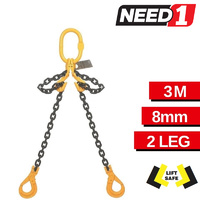 Chain Sling - 2-Leg - 8mm x 3m