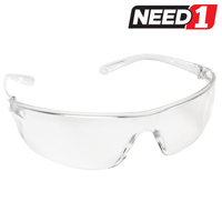 12 Pack Hutchies Safety Glasses, Air Clear Lens