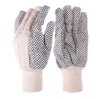 12 x Pair of Polka Dot Cotton Gloves
