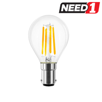 LED Filament G45 Dimmable 4W B15 6000k Day Light Globe Bulb