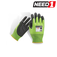Worx PU Hi-Vis Safety Gloves