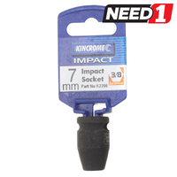 3/8" Drive Impact Socket Long - 7mm