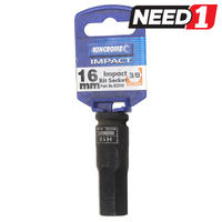 3/8" Drive Impact Bit Socket - 16mm