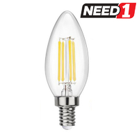 LED 4W Filament E14 C35