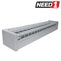 LED 2x9W 640mm Emergency Wire Guard Basement Batten Light