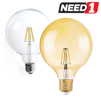 LED 8W Dimmable Filament G125 E27 Globe Bulb Lamp