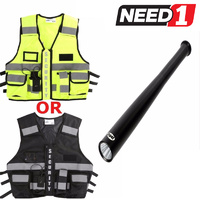 Security Vest + Baseball Torch Combo
