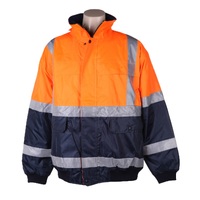 Hi-Vis Fleece Pilot Jacket with Reflective Tape