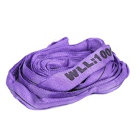 6 x Round Lifting Sling - 1T x 1m