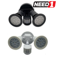 24W Twin Security Garage Spot Flood Light Outdoor Sensor