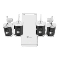 All Secure650 2K Wireless Security Kit with 4 x Wire-Free Cameras & Power Hub