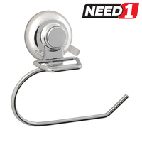 Classic Chrome Suction Toilet Roll Holder