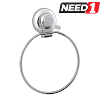 Classic Chrome Suction Towel Ring