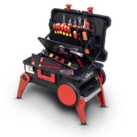 80pcs Tools with  XXL4 Electricians Rolling Tool Case