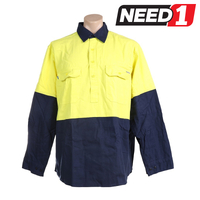 Men's Hi-Vis 2-Tone Long Sleeves Shirt