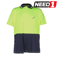 Men's Hi-Vis Short Sleeves Polo Shirt